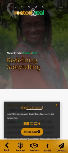 Lynda: Rooted&Real - Screenshot 2